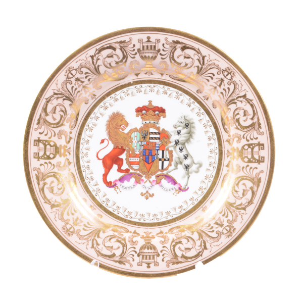 Porcelain Plates from the Worcester Stowe Service