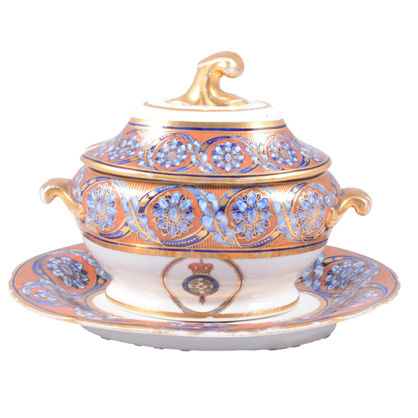 Sauce Tureen, Stowe Porcelain