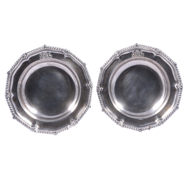 Engraved Silver Plates