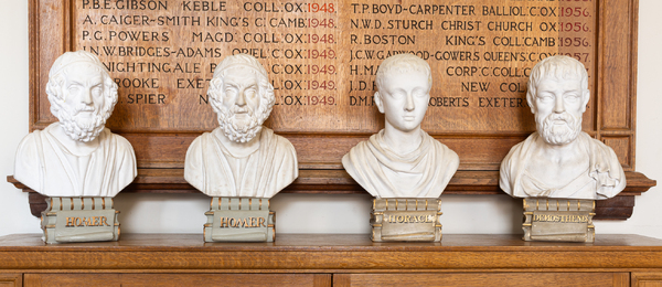 Set of four Plaster Busts