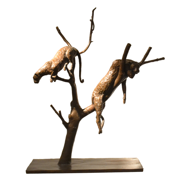 Leopards in a Tree